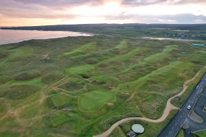 Lahinch Back Nine Ocean Aerial